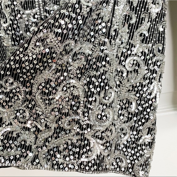 Escada Couture Silk Sequin Blazer Jacket - Picture 7 of 16